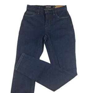 Patagonia Mid Rise Slim Fit Jeans Women's Size 26 Dark Wash Stretch Denim